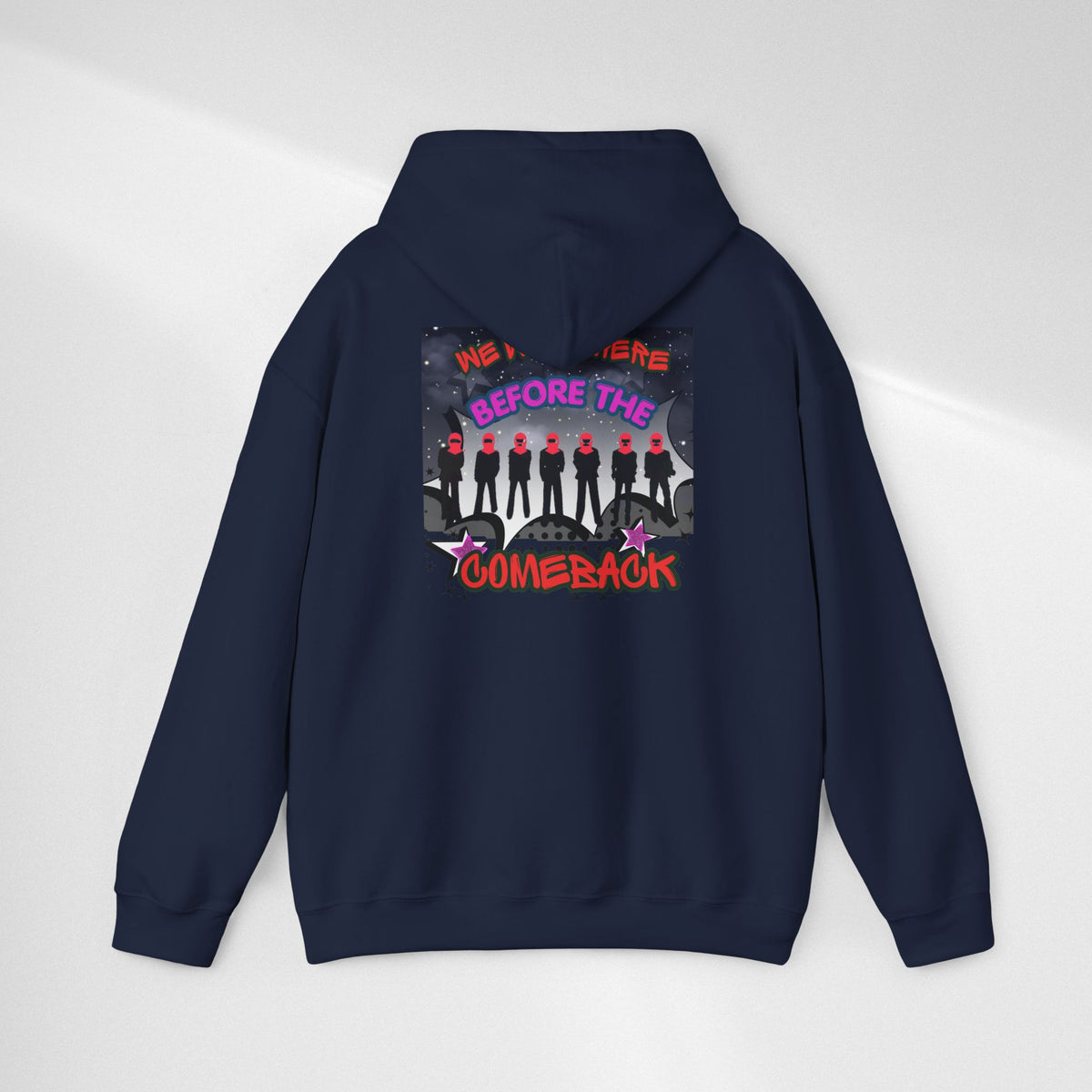 Hoodie — BTS  The Comeback" Retro Space Silhouette Hoodie