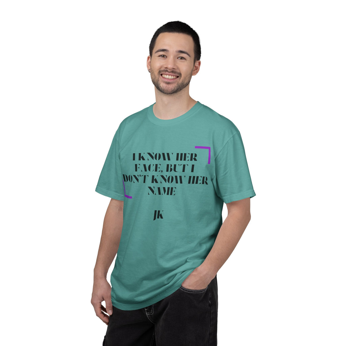 T-Shirt — “I Know Her Face, But I Don’t Know Her Name” Graphic Tee