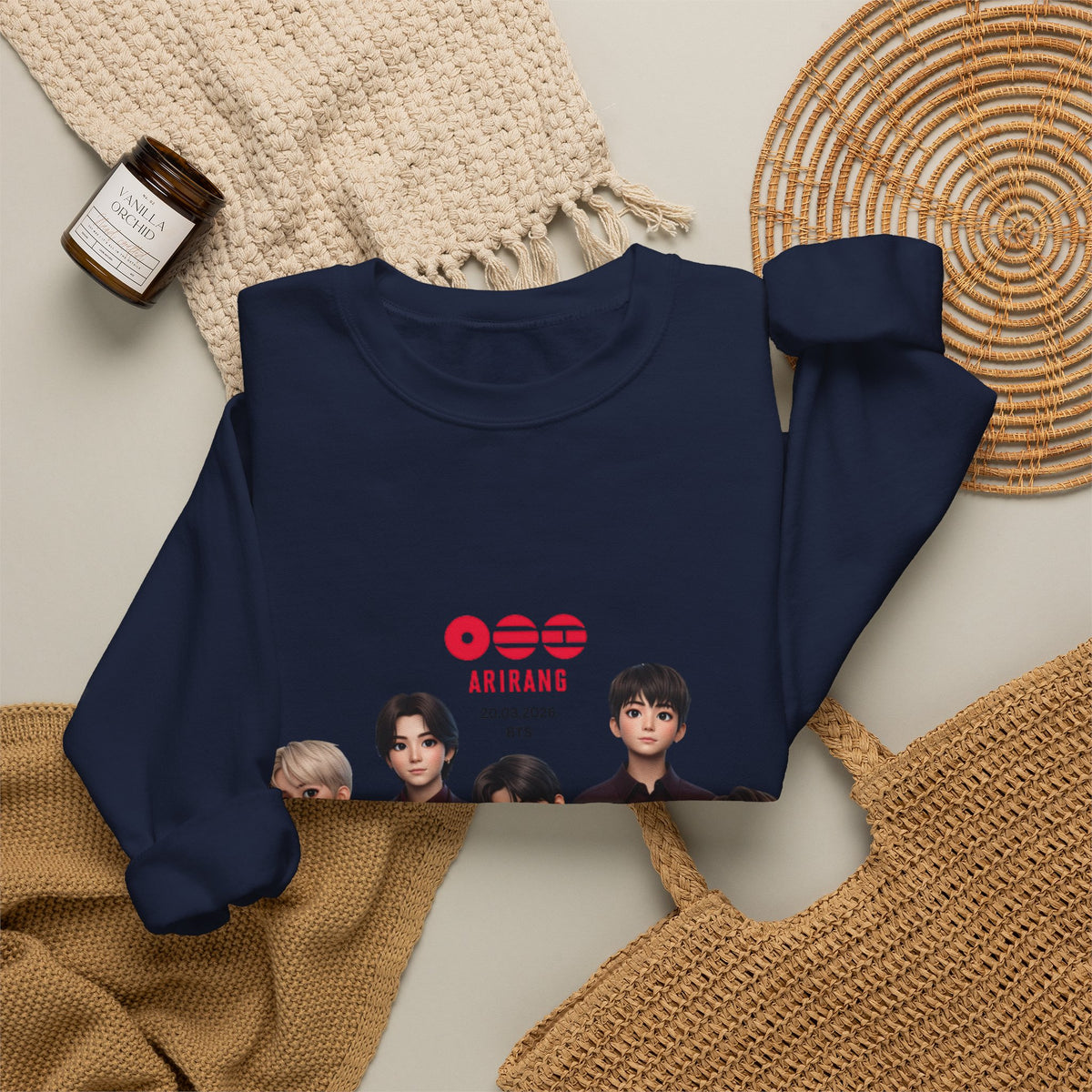 BTS GROUP Photo Crewneck Sweatshirt
