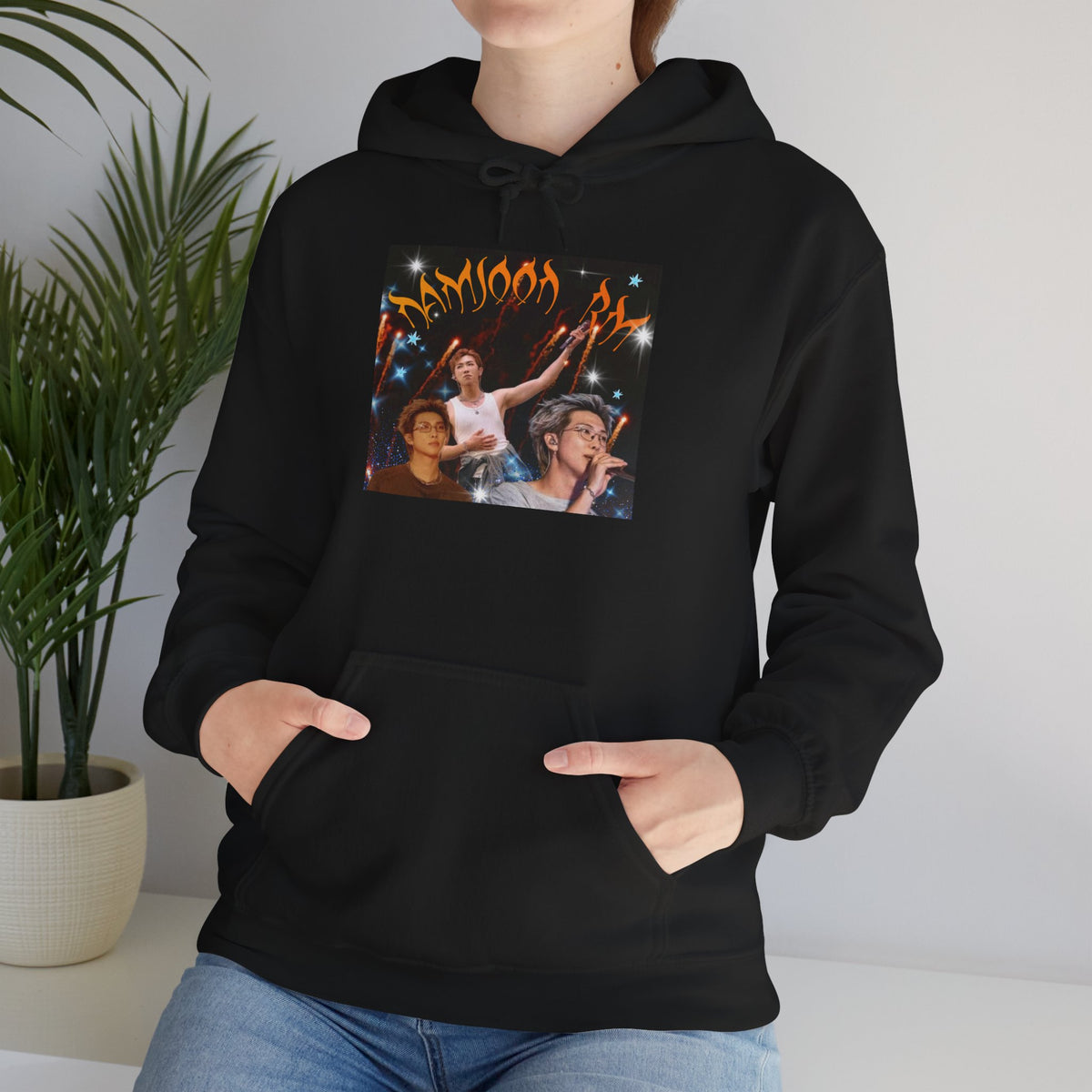 RM Photo Hoodie — Custom Back Number "94" Music Fan Pullover