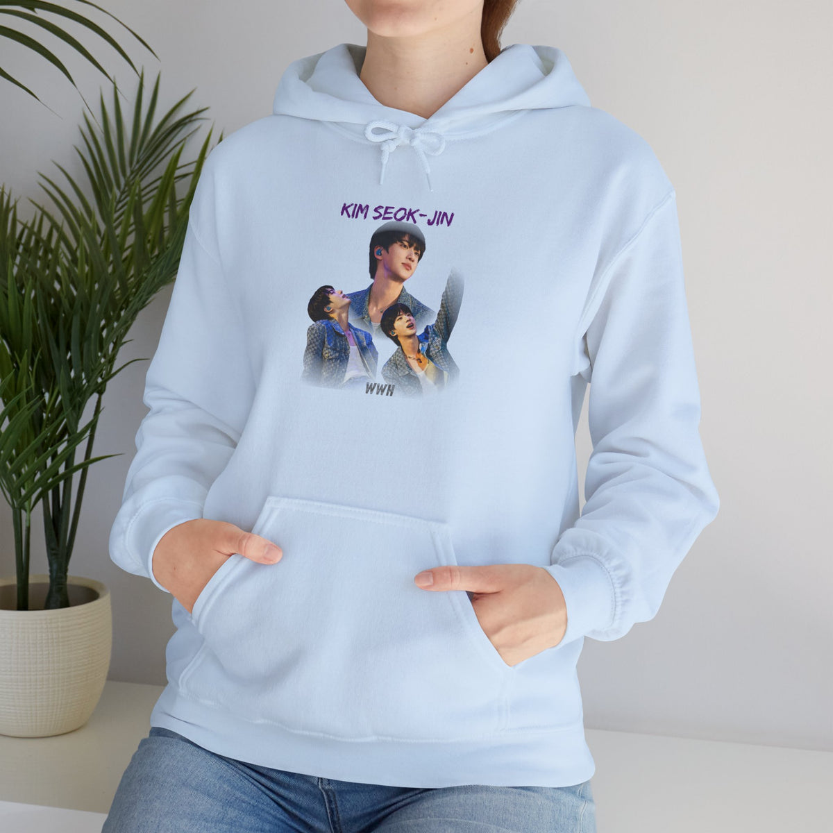Kim Seok-jin (Jin) Photo Collage Hoodie — K-Pop Idol Fan Sweatshirt