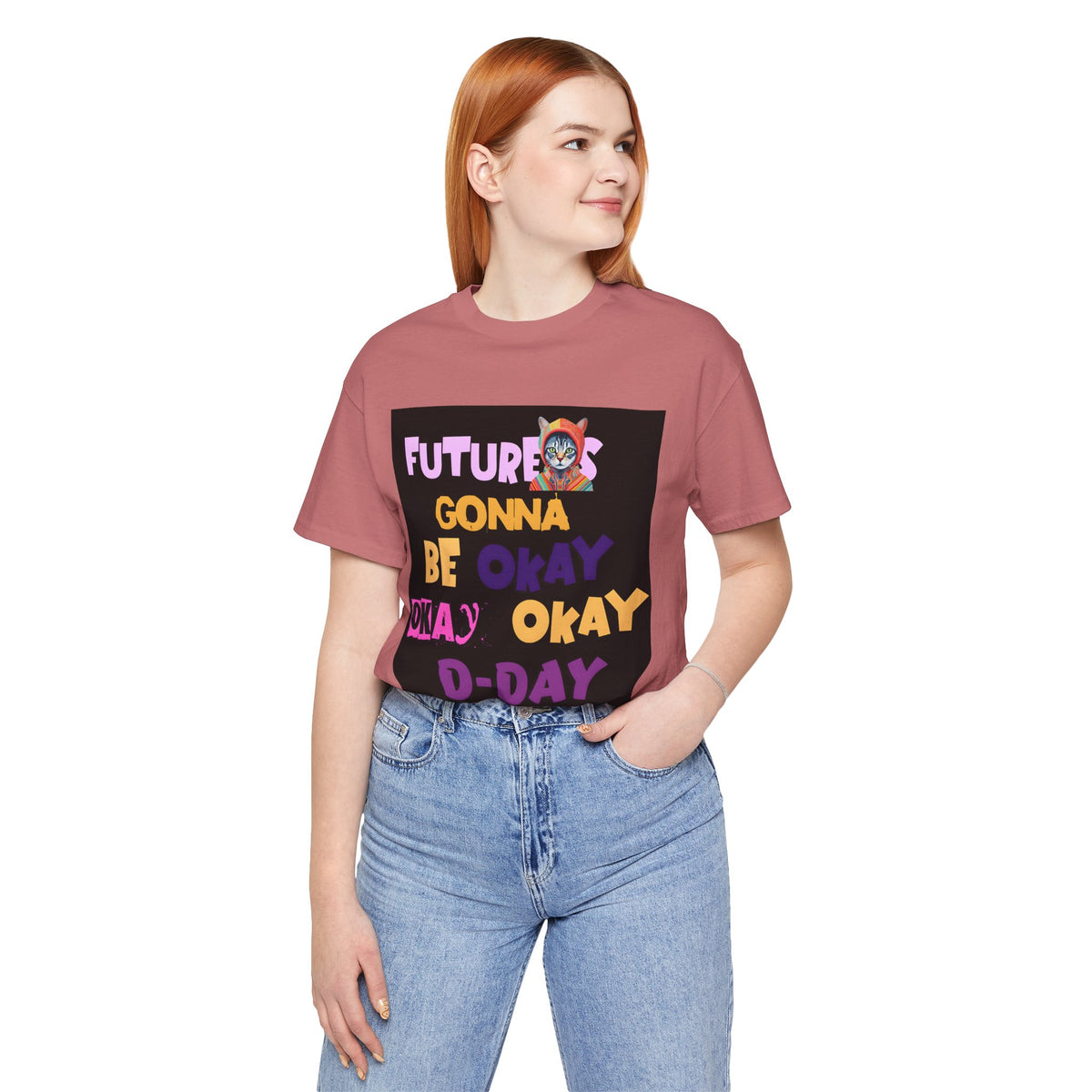 T-Shirt — "Future's Gonna Be Okay" Inspirational Graphic Tee