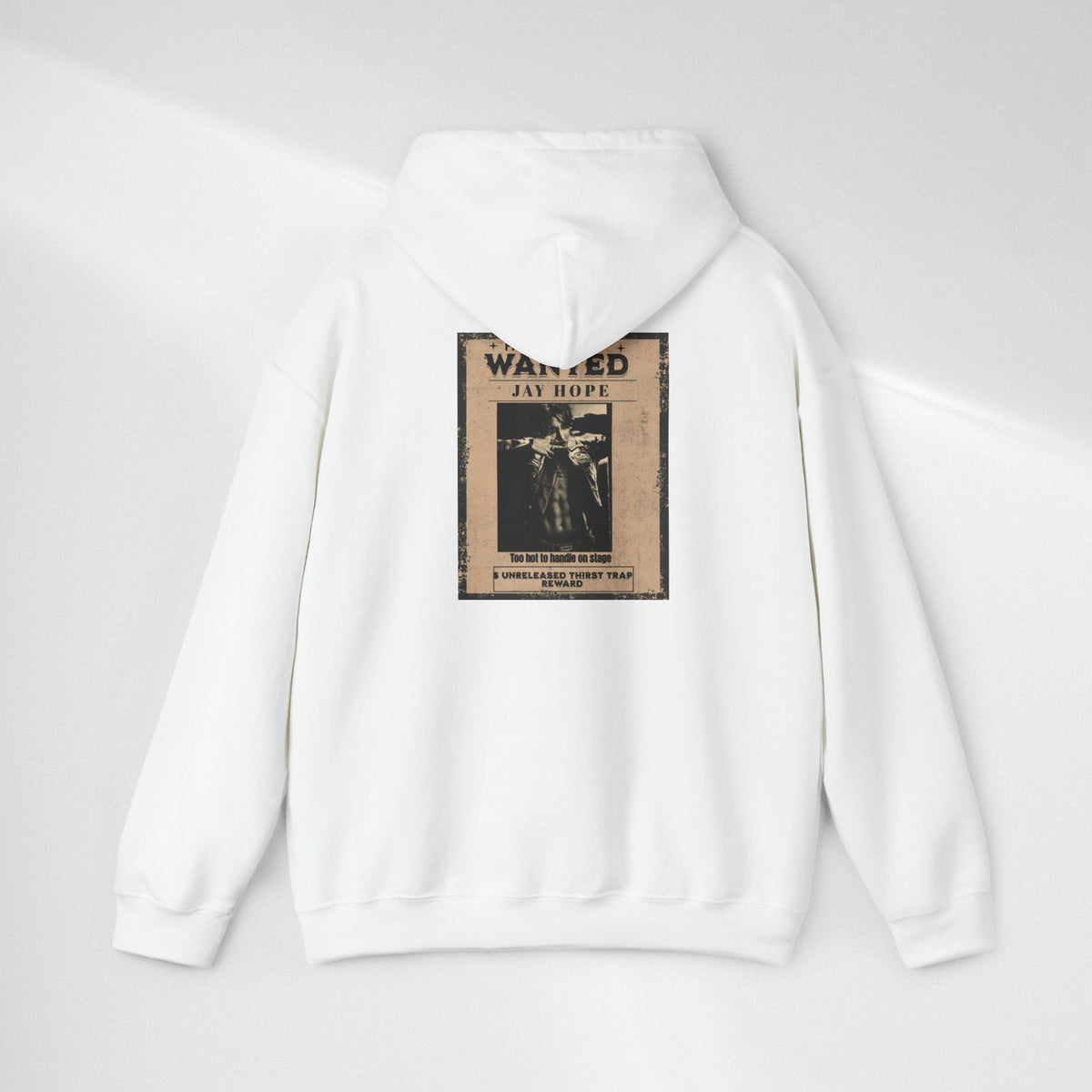 Wanted Poster Hoodie - Vintage 'WANTED: Jay Hope' Graphic Sweatshirt