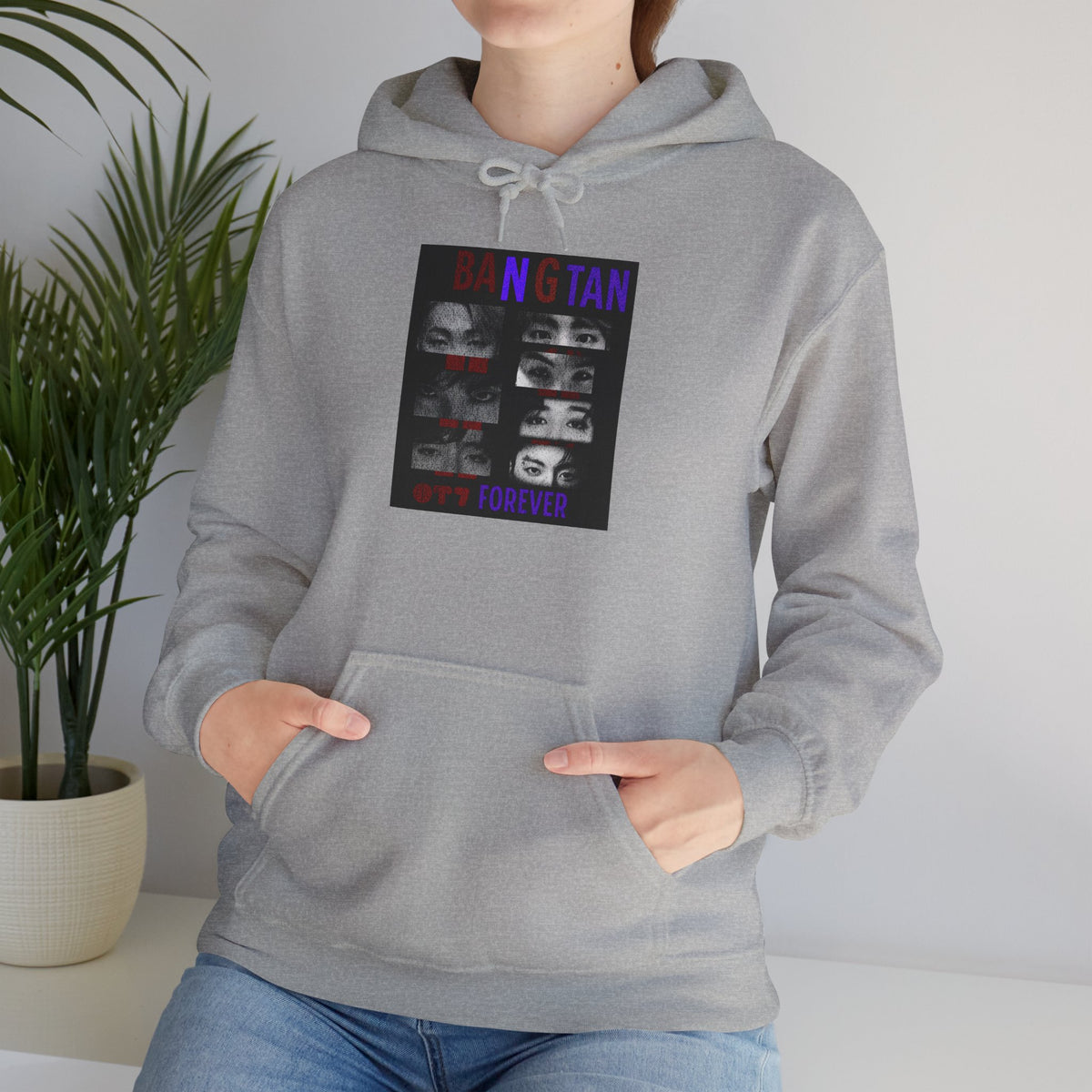 BTS 'Bangtan' Photo Collage Hoodie –BTS  K-Pop Fan Sweatshirt
