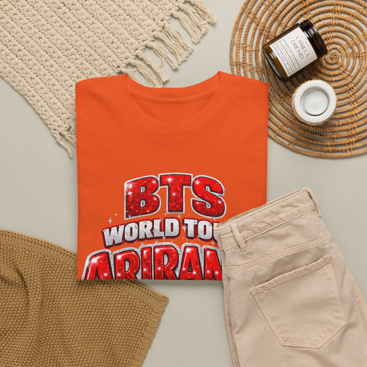 BTS World Tour 'Arirang' T-Shirt —BTS  K-Pop Concert Tee