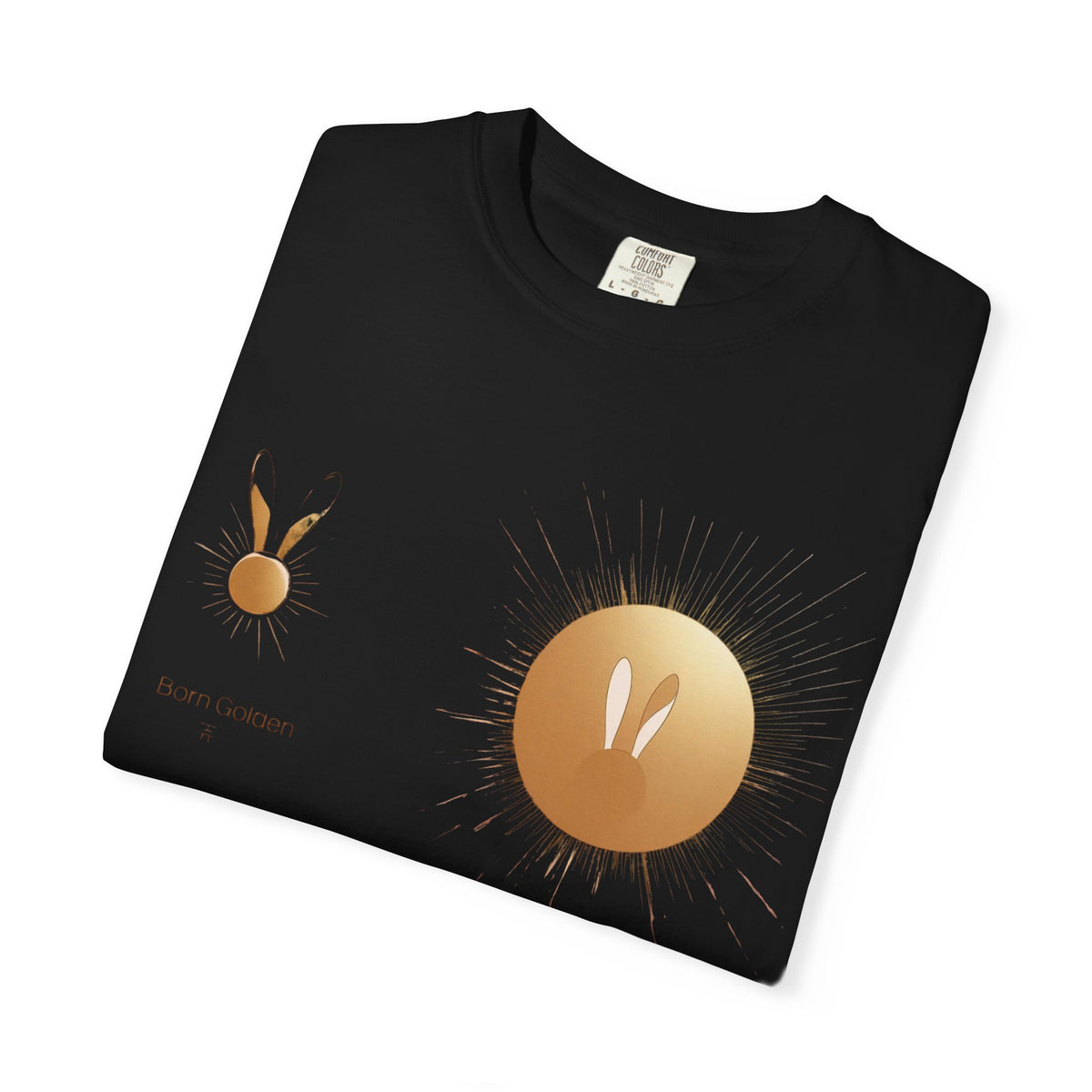 JK Gold Bunny Minimalist T-Shirt