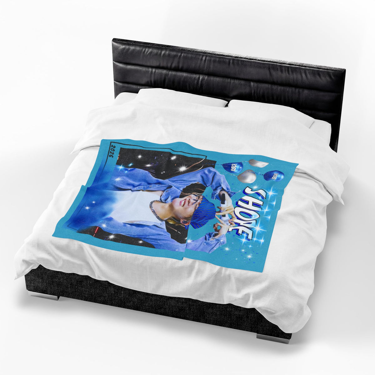 J-Hope Velveteen Plush Blanket - K-Pop Fan Throw