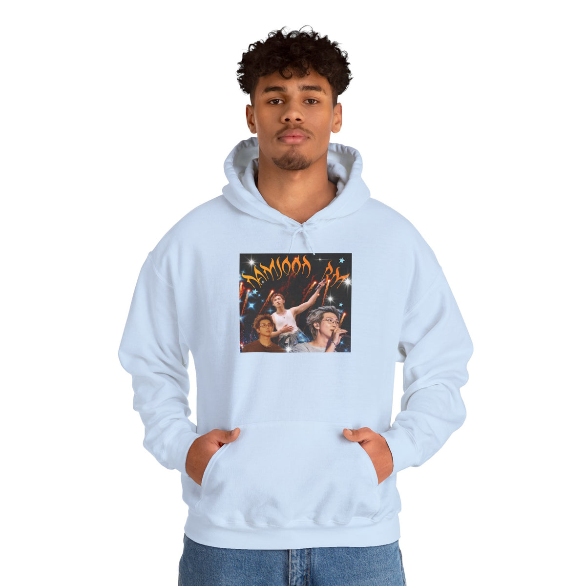 RM Photo Hoodie — Custom Back Number "94" Music Fan Pullover