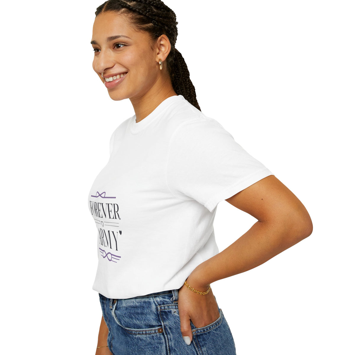 T-Shirt — "Forever Army" Graphic Tee (Military Pride Tribute)