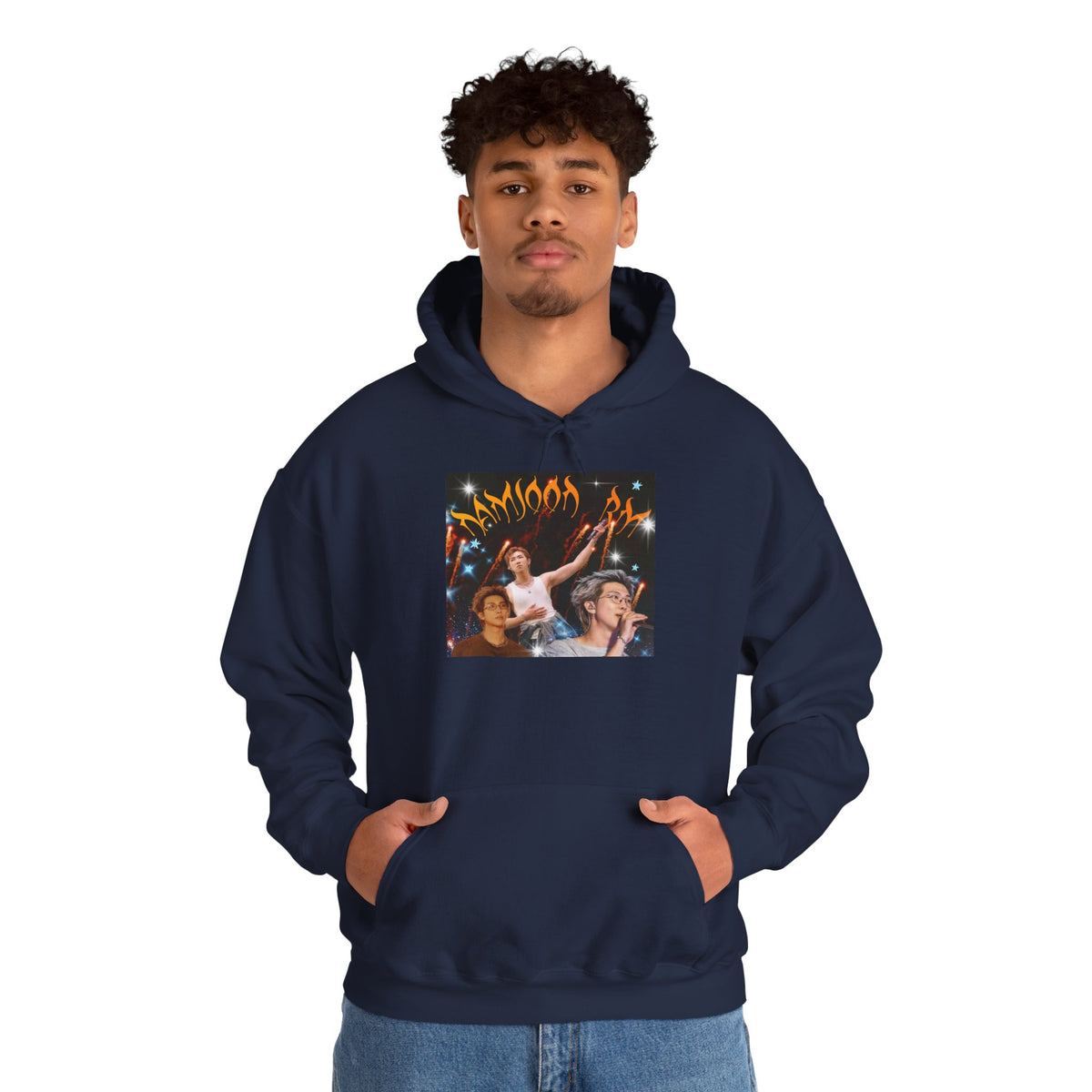 RM Photo Hoodie — Custom Back Number "94" Music Fan Pullover