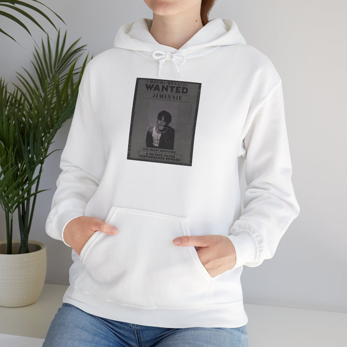 Jimmie Hoodie — "WANTED: Amnesie" Vintage Poster Graphic Hoodie