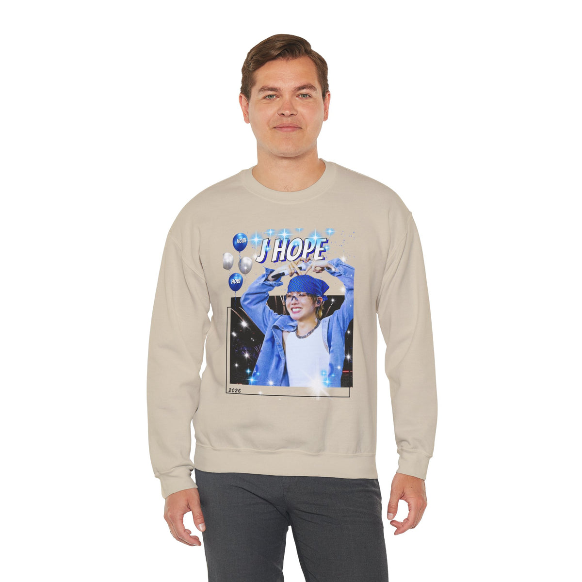 J-Hope 94 Photo Crewneck Sweatshirt — K-Pop BTS Fan Pullover