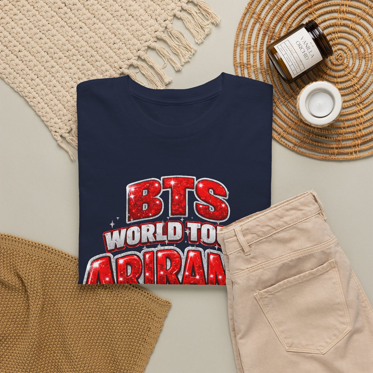 BTS World Tour 'Arirang' T-Shirt —BTS  K-Pop Concert Tee