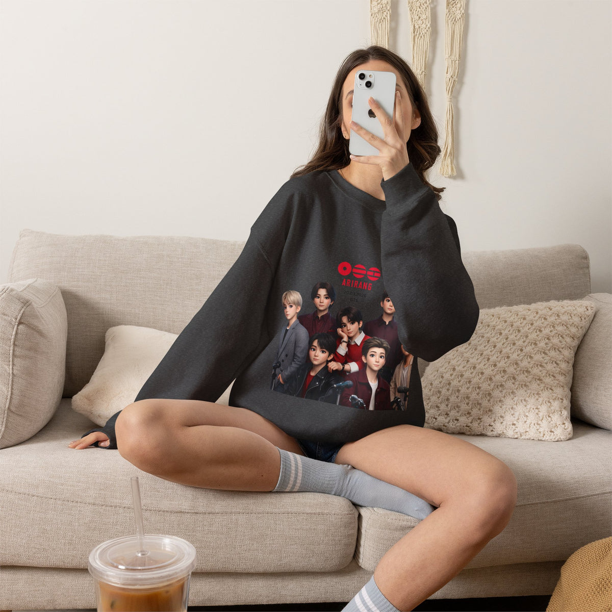 BTS GROUP Photo Crewneck Sweatshirt