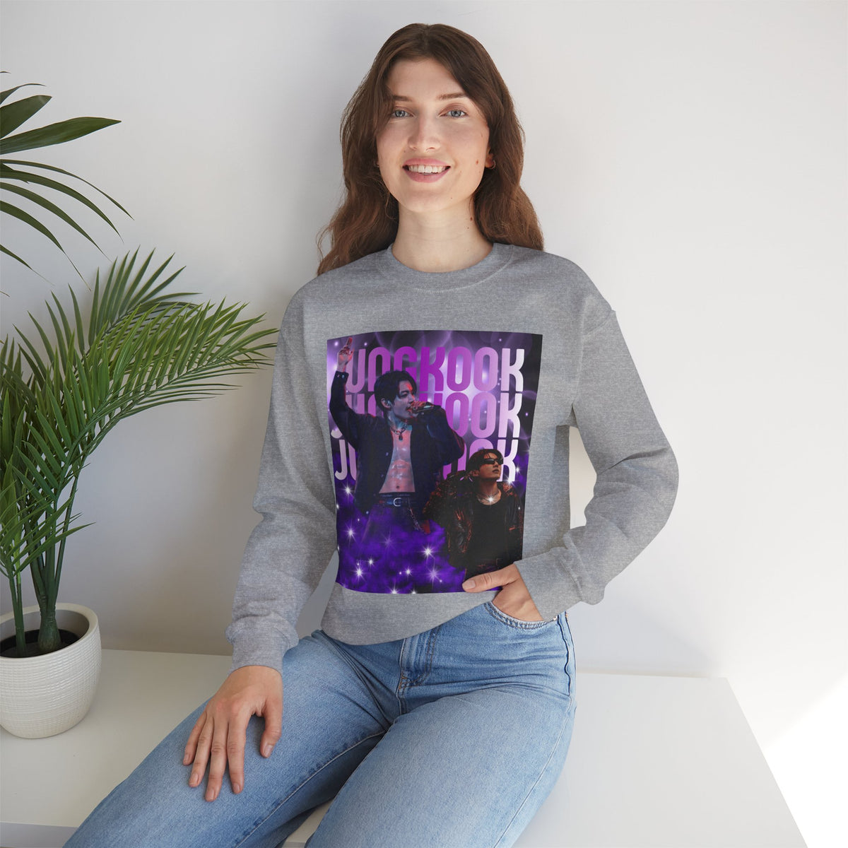 Jungkook 97 Crewneck Sweatshirt — K-Pop Fan Sweatshirt