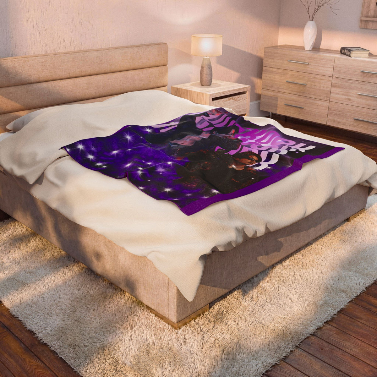 Jungkook Velveteen Plush Blanket