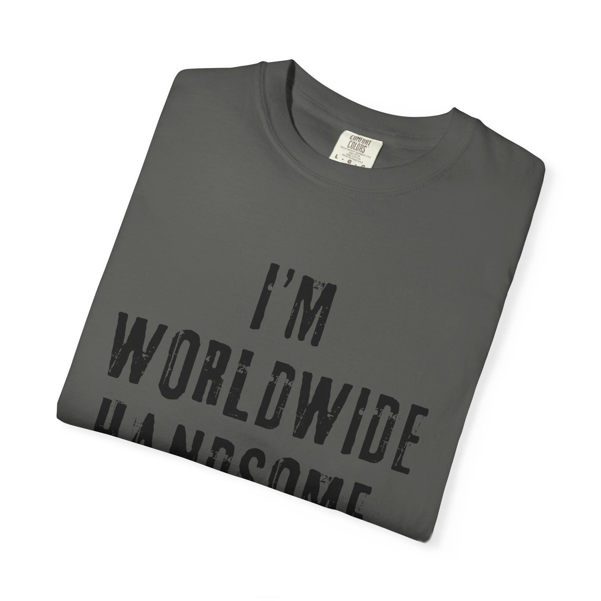 Worldwide Handsome T-Shirt — "I'm Worldwide Handsome, You Know?" Funny Graphic Tee