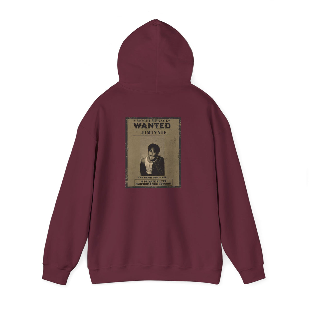 Jimmie Hoodie — "WANTED: Amnesie" Vintage Poster Graphic Hoodie