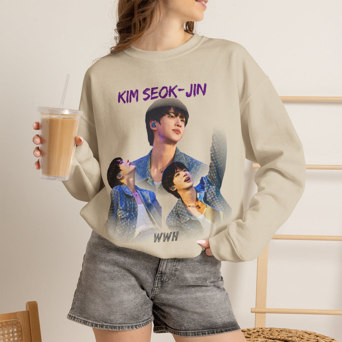 Jin Portrait Crewneck Sweatshirt