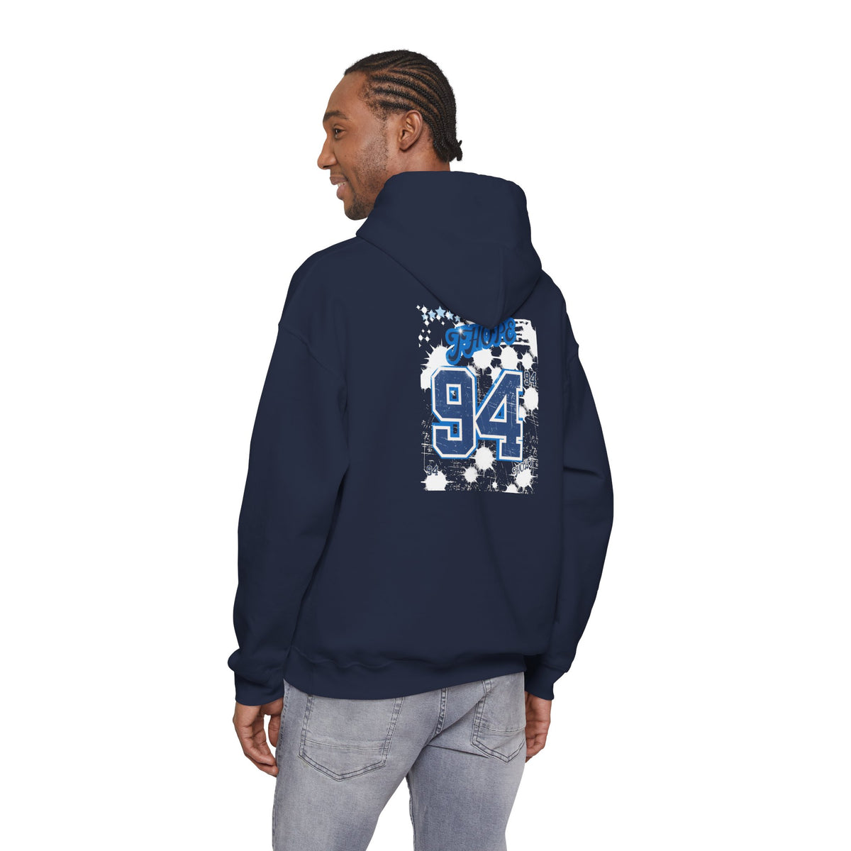 J-Hope 94 Blue Graphic Hoodie