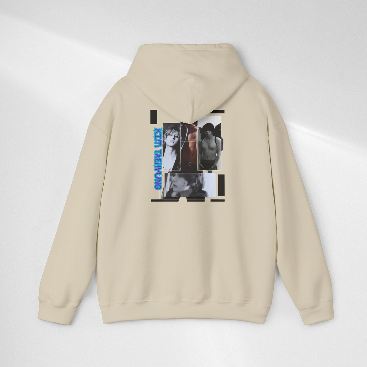 Graphic Hoodie — Photo Collage Streetwear "KIM TAEHYUNG"