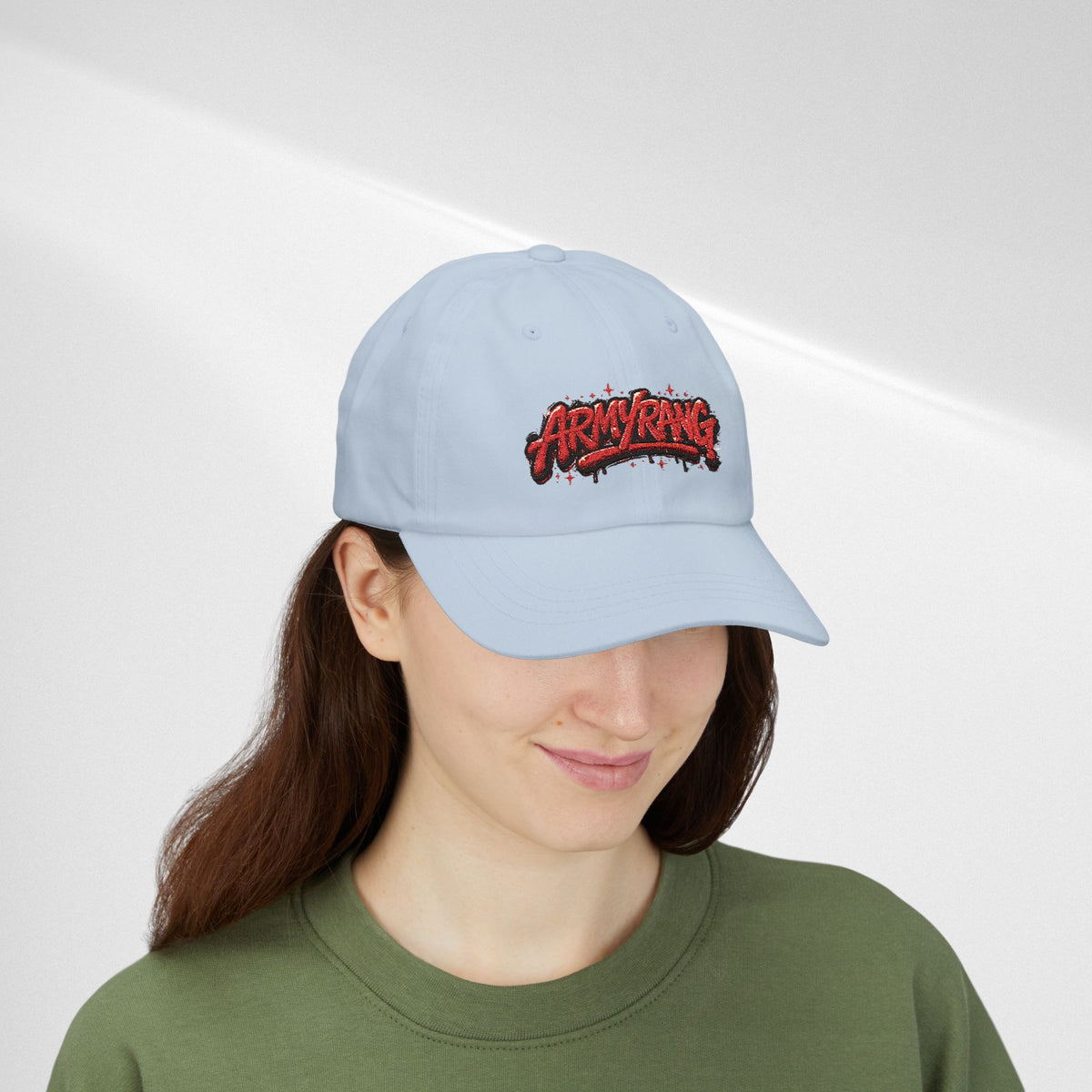 Armyrang Red Graffiti BTS Cap