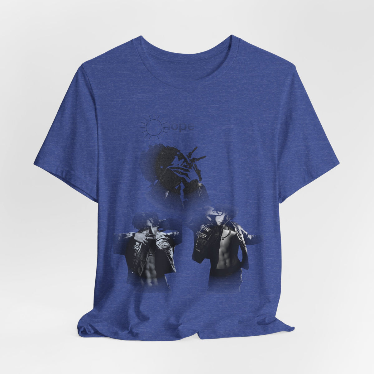 J HOPE T-Shirt — Grunge Black & White Band Photo Tee (Hope)