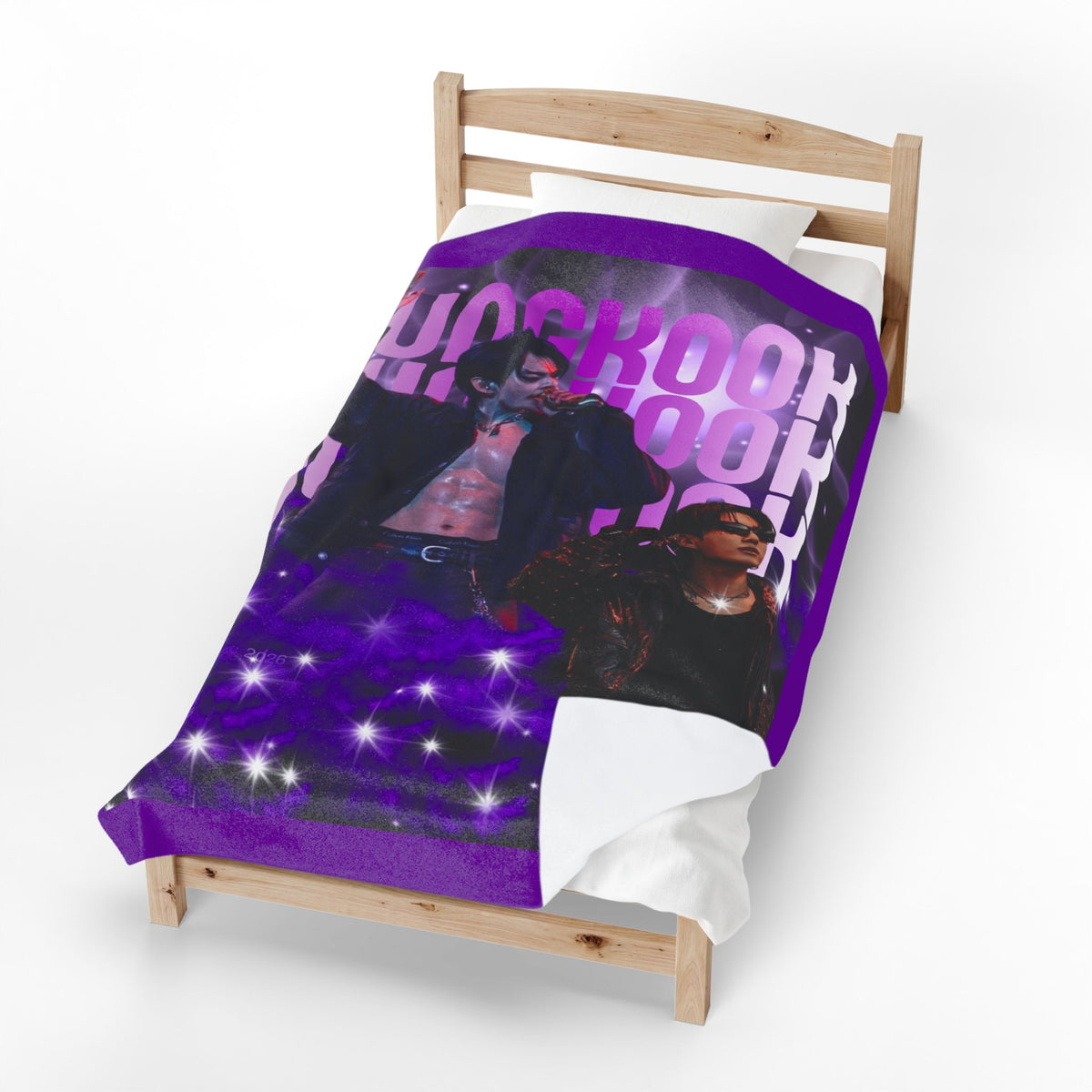 Jungkook Velveteen Plush Blanket