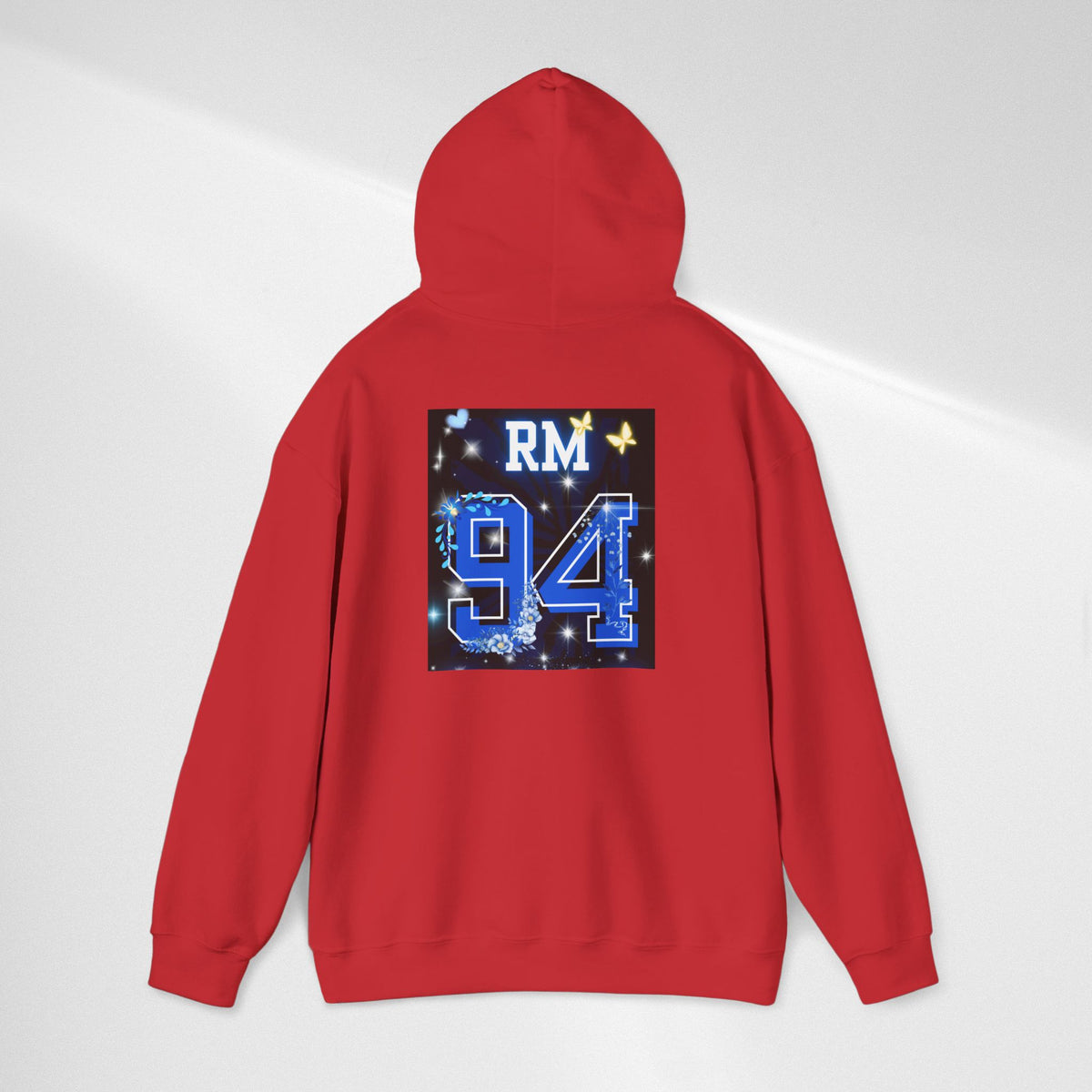 RM Photo Hoodie — Custom Back Number "94" Music Fan Pullover
