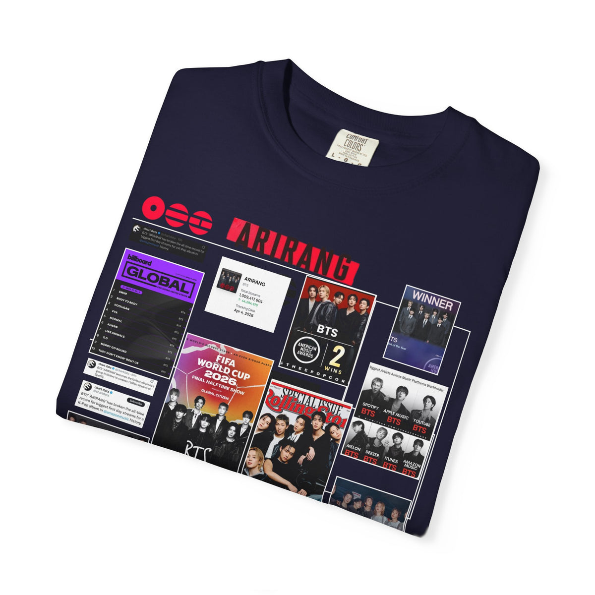 BTS Wins Collage T-Shirt — BTS Moments Graphic Tee