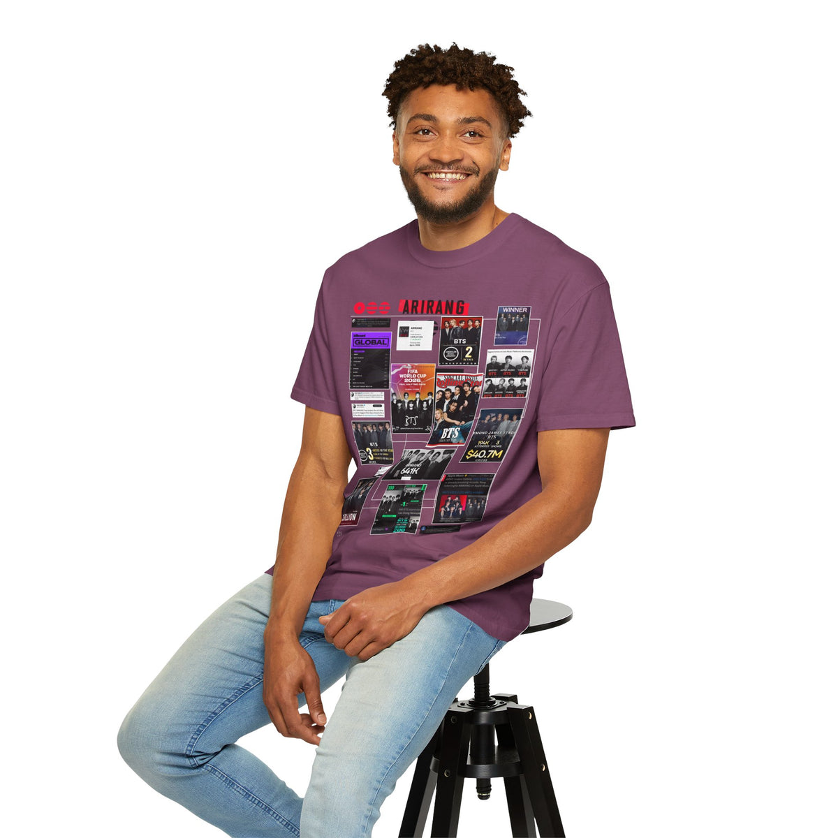 BTS Wins Collage T-Shirt — BTS Moments Graphic Tee