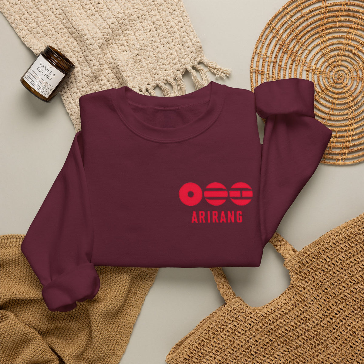 Arirang Minimalist Crewneck Sweatshirt — BTS Music
