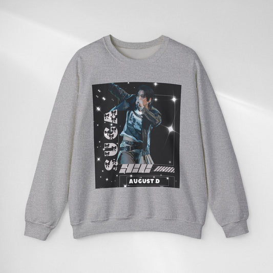 Graphic Crewneck Sweatshirt — "SUGA 93" Music Fan Design