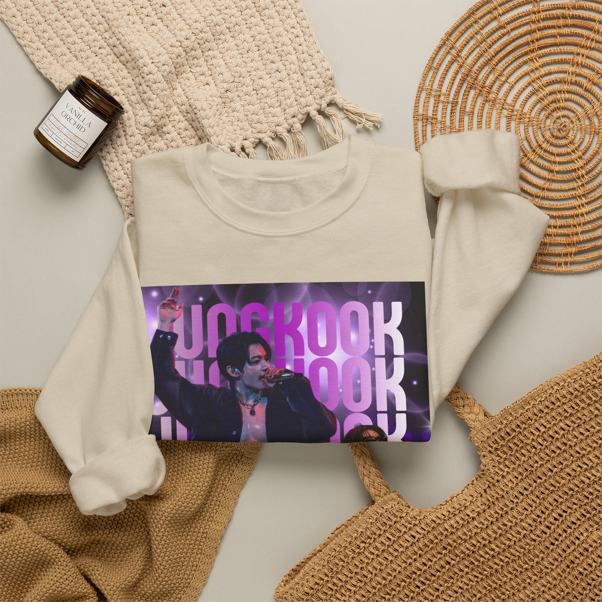 Jungkook 97 Crewneck Sweatshirt — K-Pop Fan Sweatshirt