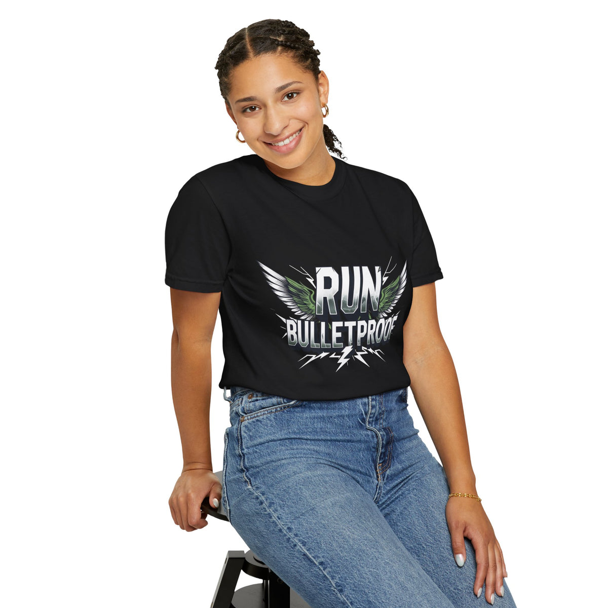 Run Bulletproof T-Shirt — BTS Graphic Fitness Tee