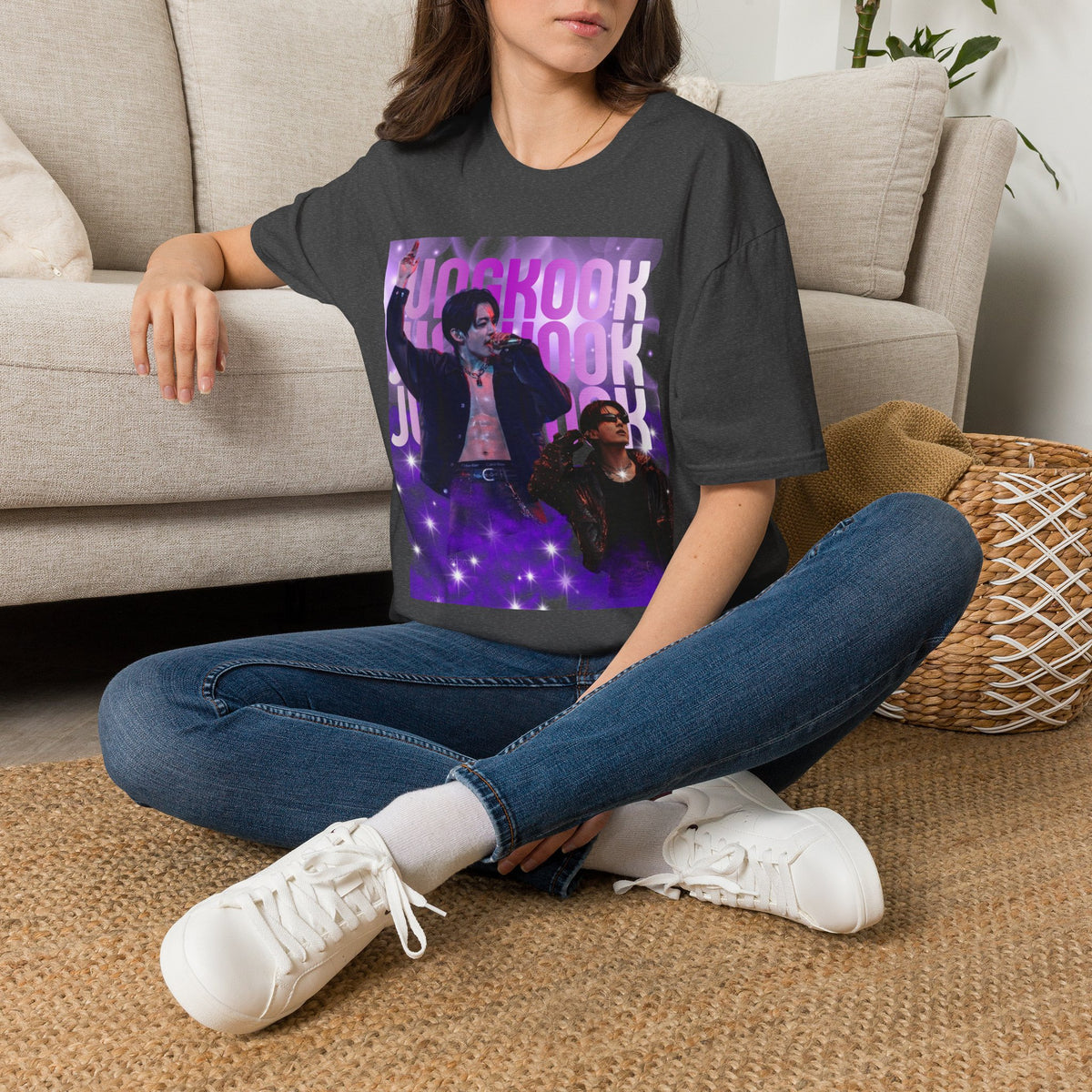 Jungkook 97 Fan Tee — Purple K-Pop BTS T-Shirt