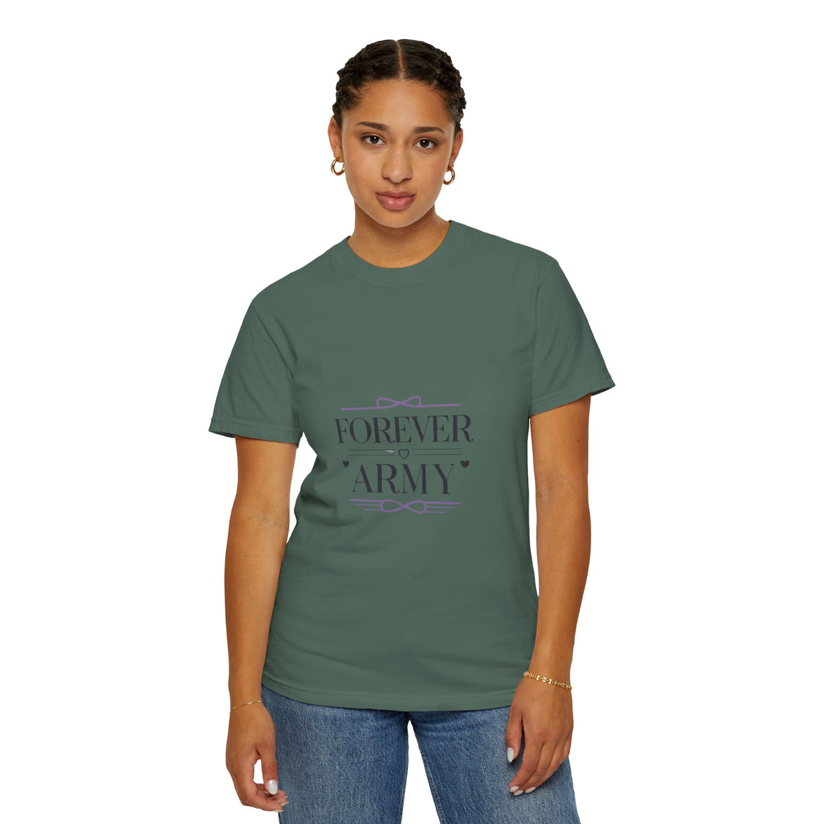 T-Shirt — "Forever Army" Graphic Tee (Military Pride Tribute)
