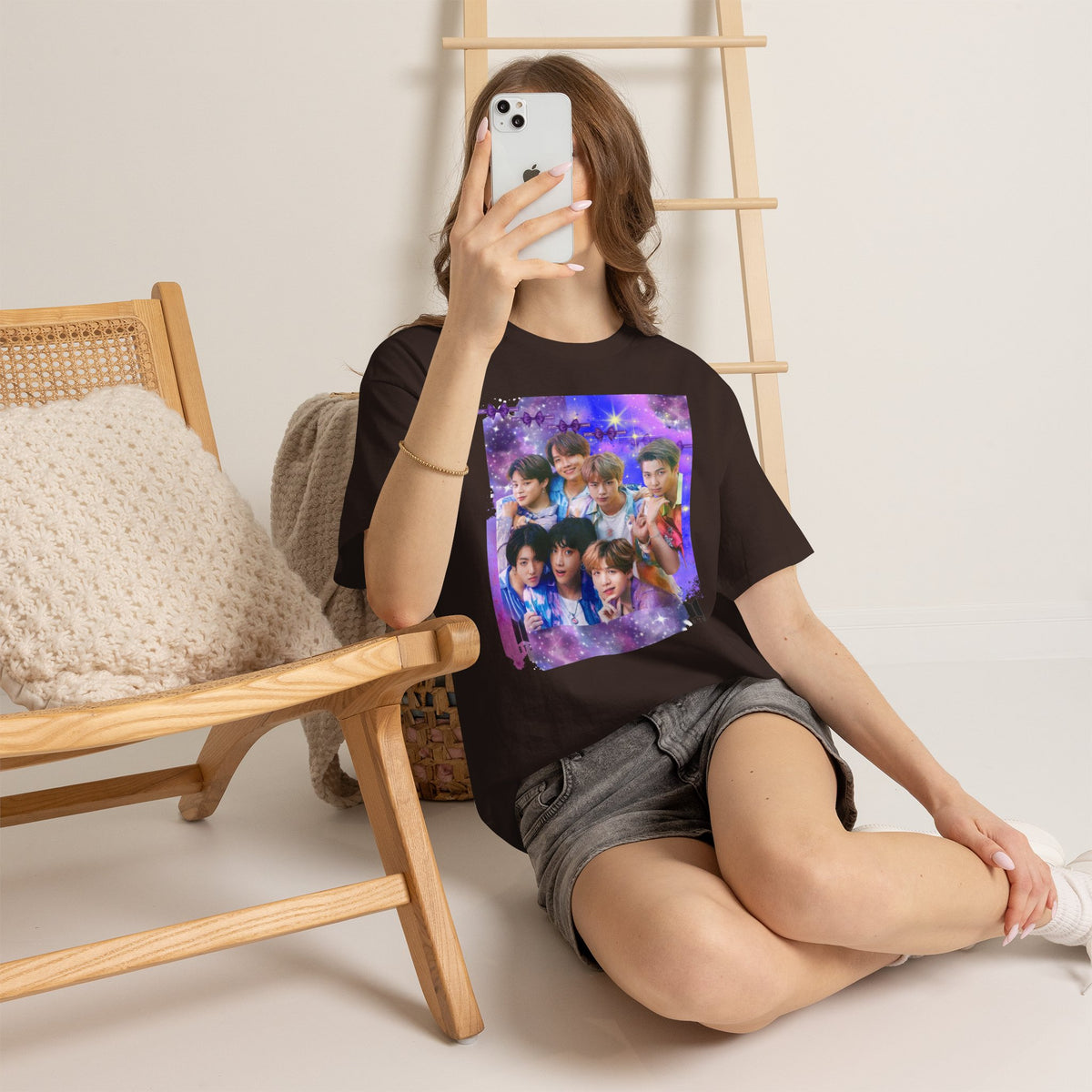 BTS Galaxy Photo Tee