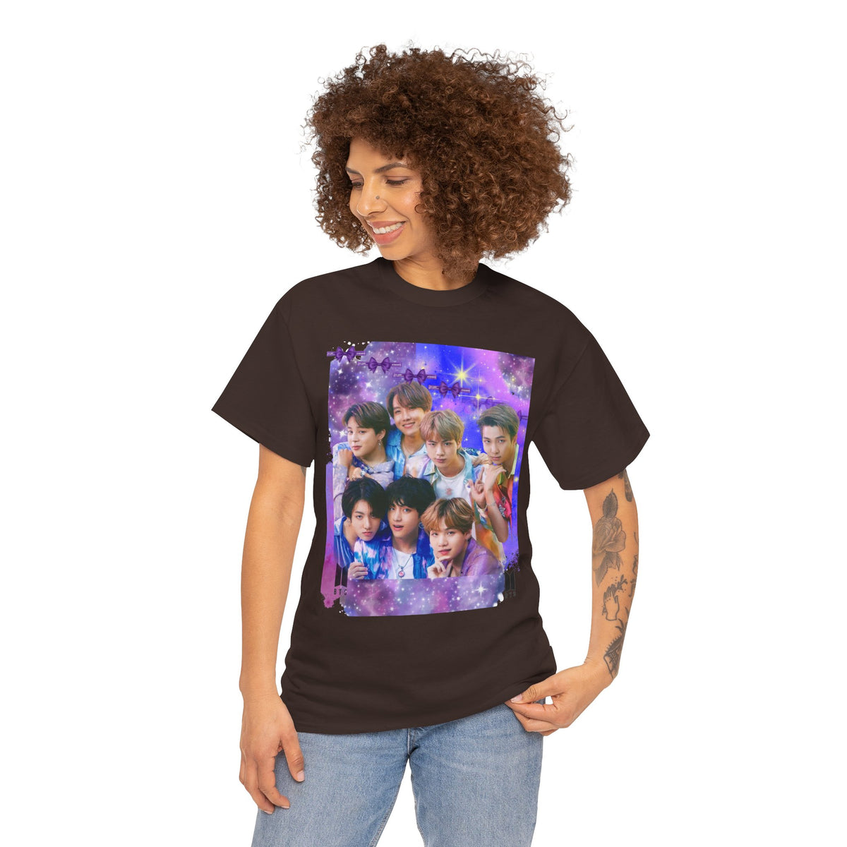 BTS Galaxy Photo Tee
