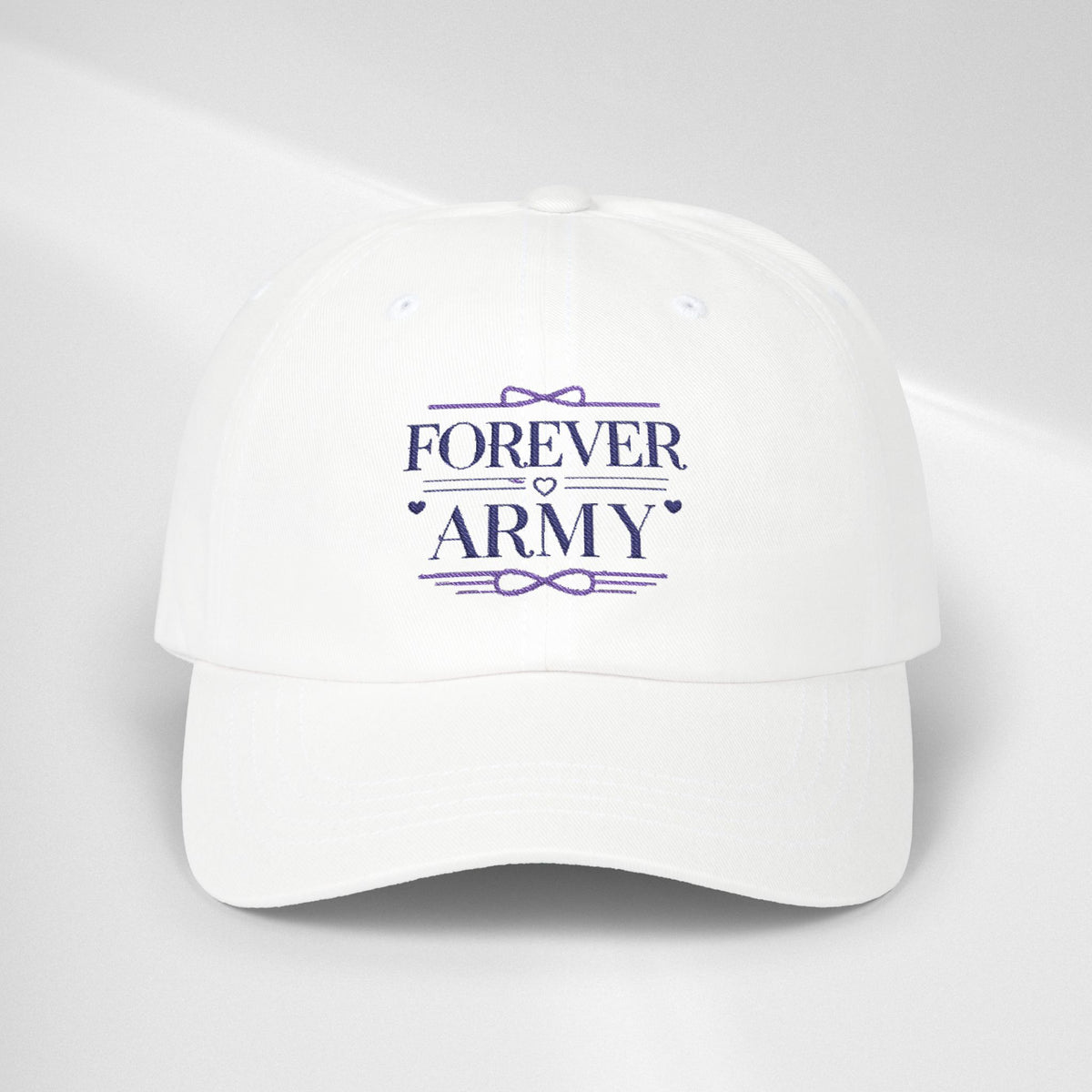 Forever Army BTS Cap –  Embroidered Baseball Hat