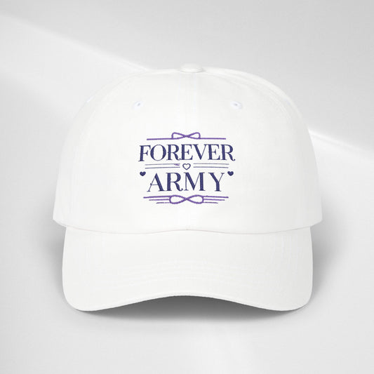 Forever Army BTS Cap –  Embroidered Baseball Hat