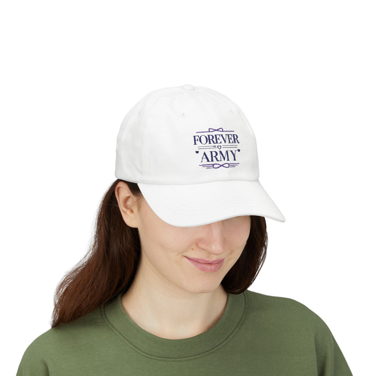 Forever Army BTS Cap –  Embroidered Baseball Hat