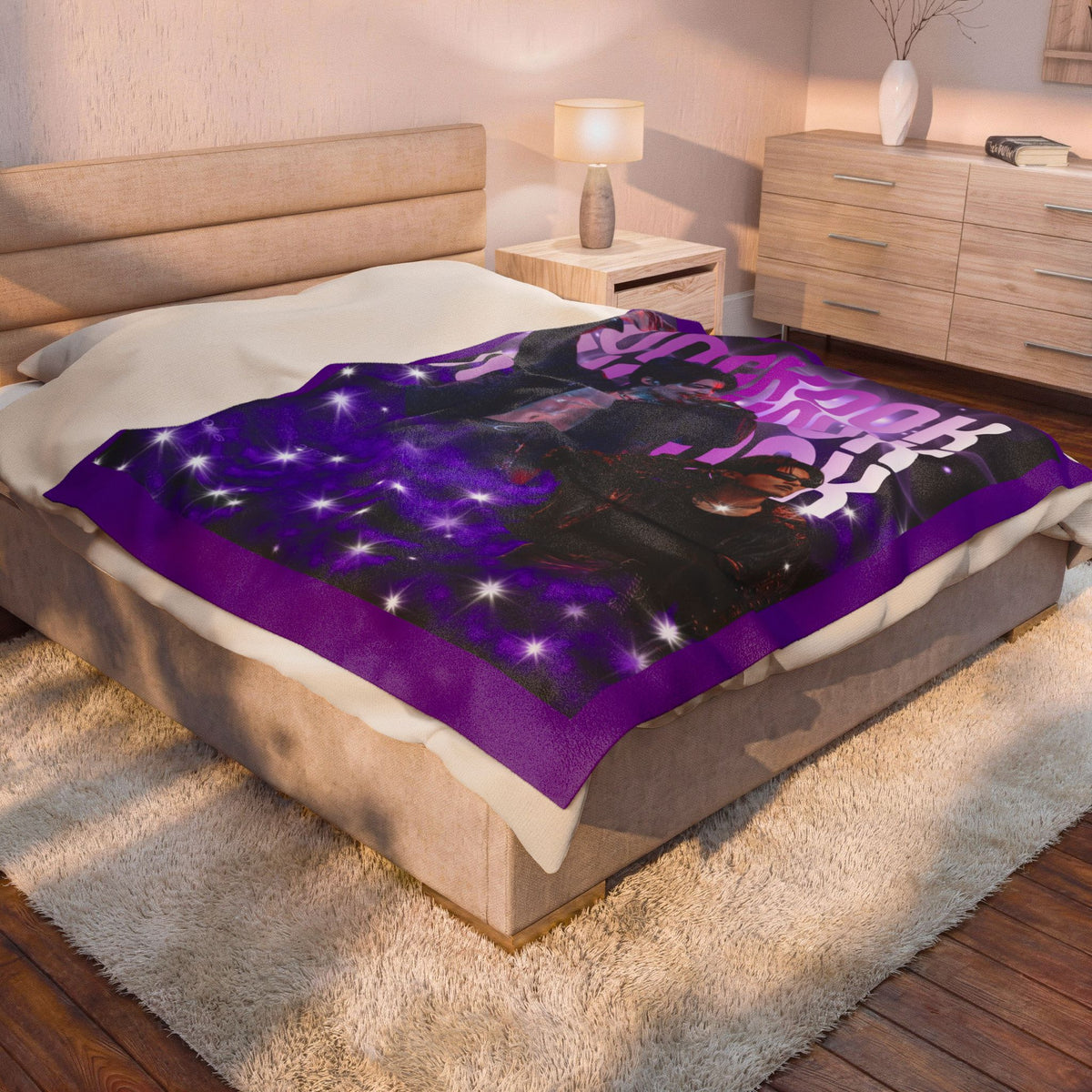 Jungkook Velveteen Plush Blanket
