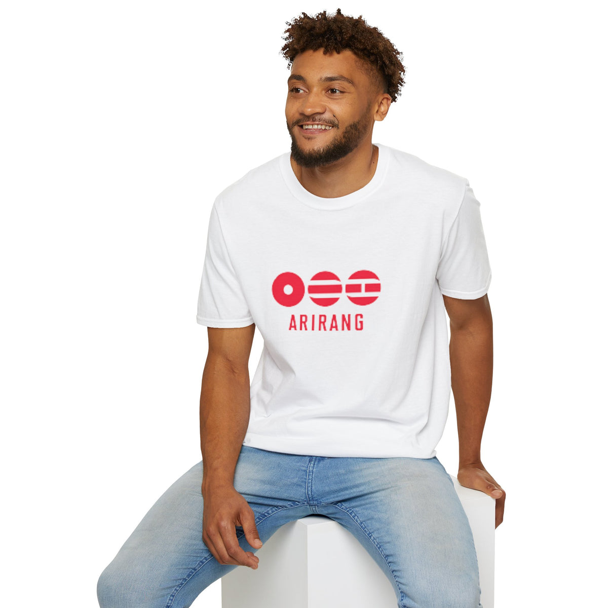 Arirang BTS T-Shirt — Retro Red Logo Tee