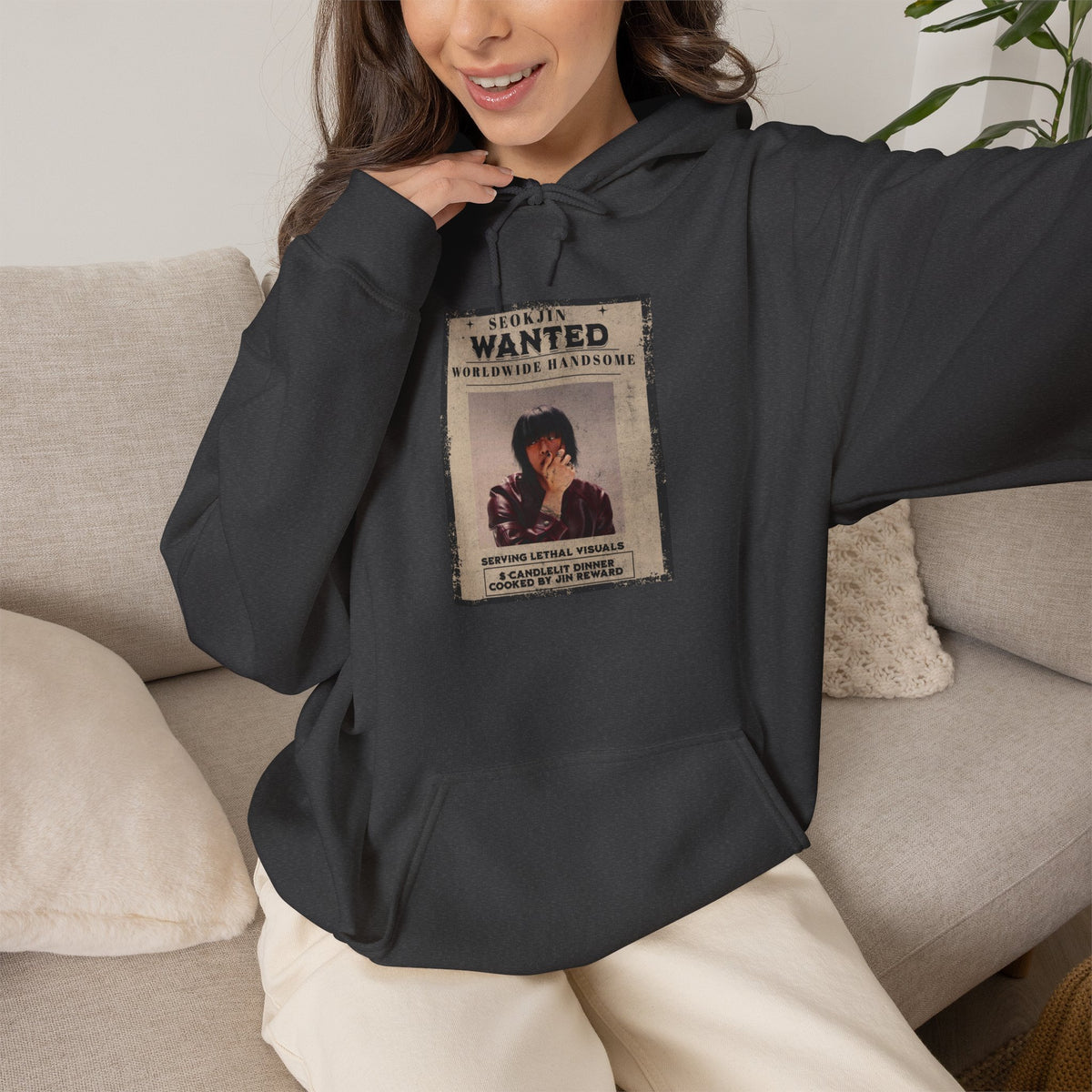 Wanted Poster Hoodie — Vintage 'Missing You' Retro Photo Pullover