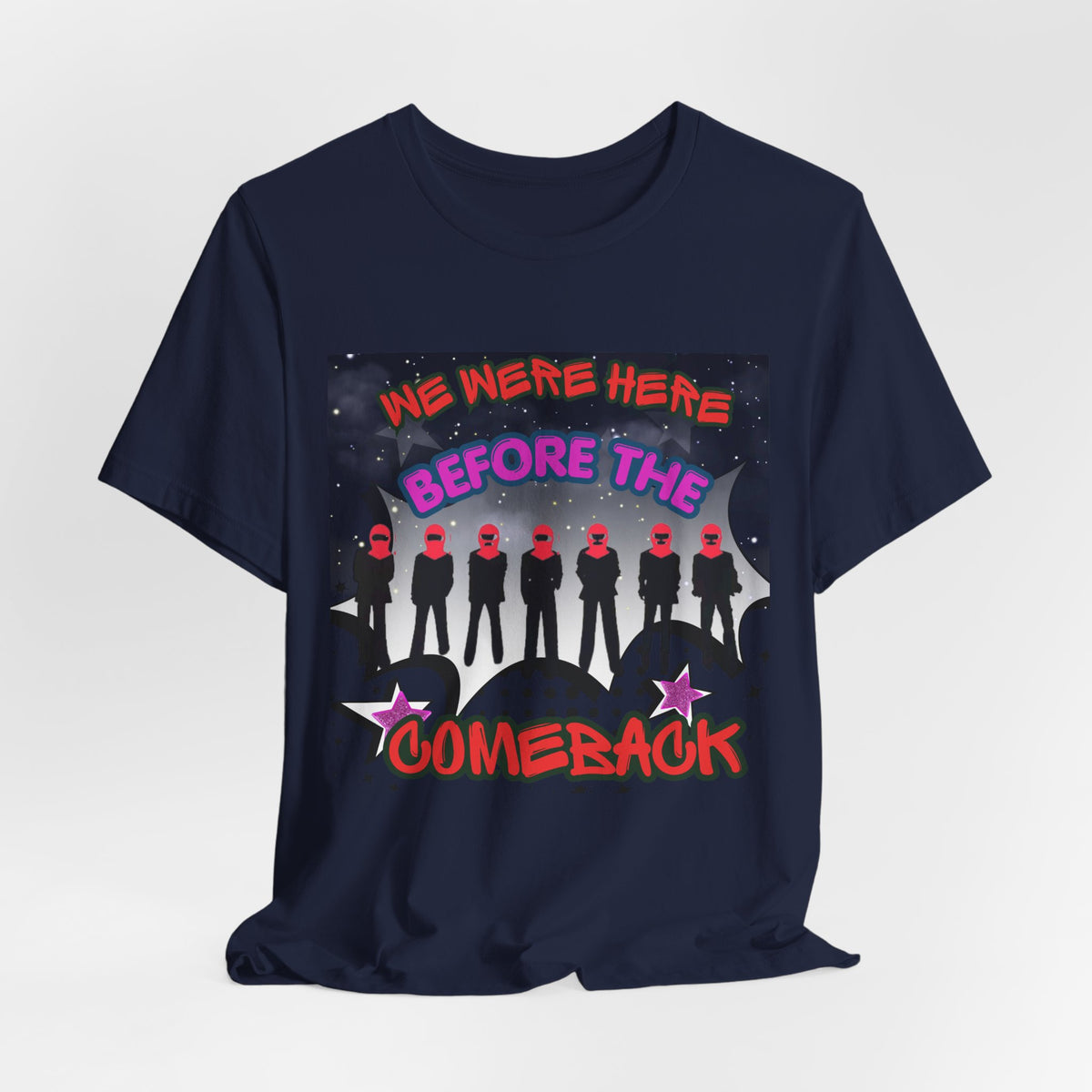 BTS The Comeback T-Shirt – Retro Silhouette Music Tee