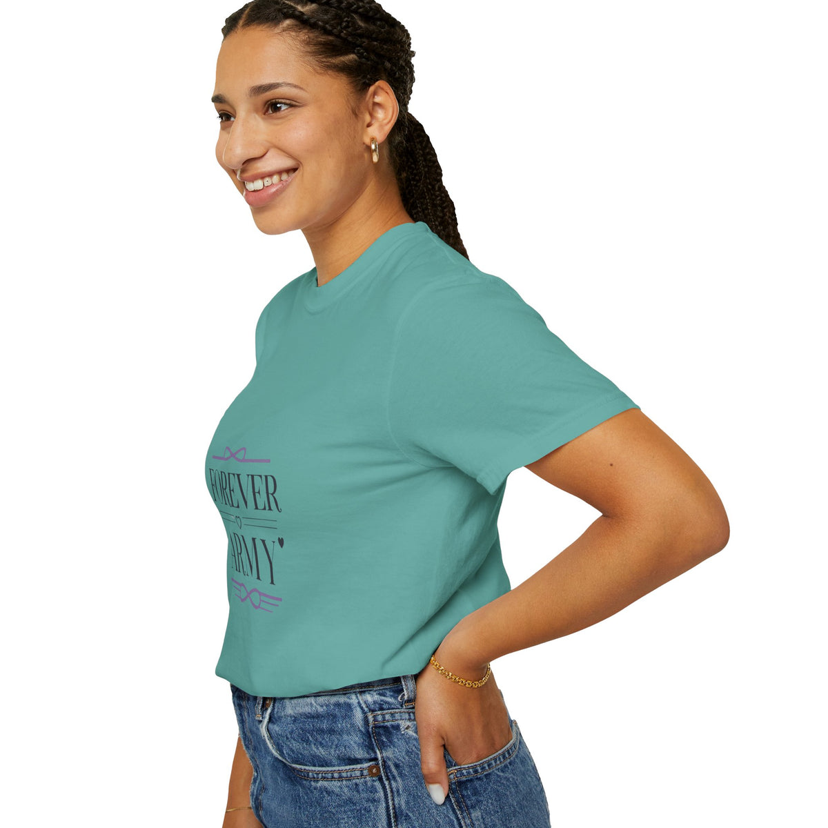 T-Shirt — "Forever Army" Graphic Tee (Military Pride Tribute)