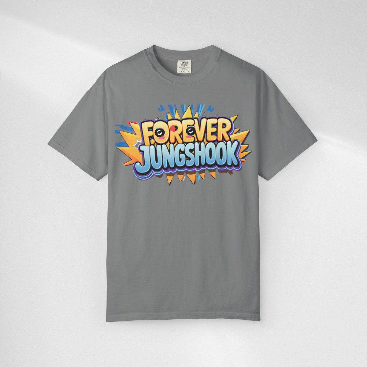 Forever Jungshook T-Shirt — Colorful Fan Graphic Tee
