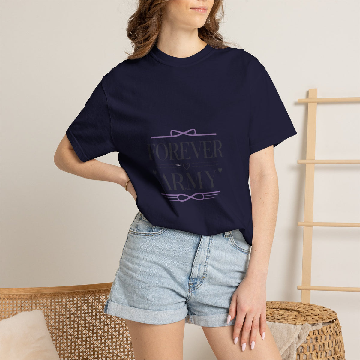 T-Shirt — "Forever Army" Graphic Tee (Military Pride Tribute)