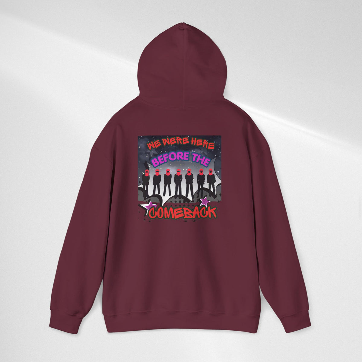 Hoodie — BTS  The Comeback" Retro Space Silhouette Hoodie